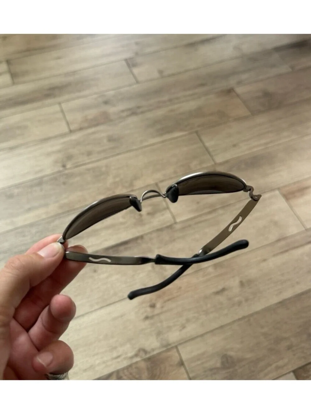 VINTAGE B&L RAY-BAN BLUE MIRROR ORBS SUNGLASSEs